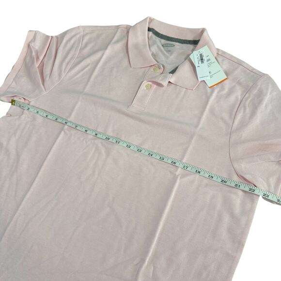 Old Navy Men's Short Sleeve Pink Core Polo Shirt Size XL - Picture 3 of 6